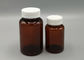 Botellas para los productos farmacéuticos, botellas plásticas del animal doméstico de Brown de la medicina 250ml con las tapas