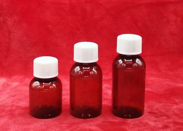 Botellas farmacéuticas del ANIMAL DOMÉSTICO de la capacidad de encargo, botellas plásticas farmacéuticas del grueso de pared de 1m m para la medicina