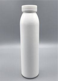 botellas plásticas redondas del HDPE 400ml, botellas plásticas blancas capsuladas de la farmacia 