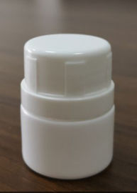 pequeña botella blanca de la medicina 5.9g, botellas plásticas redondas 30ml con las tapas